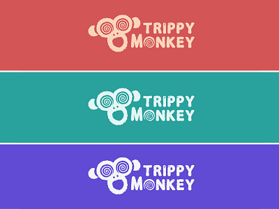 Trippy Monkey Logo 🐵 adobe illustrator branding design logo