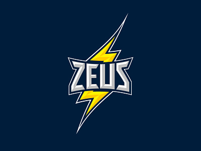 Zeus america bevel beveled brand brand identity branding gods greek illustration illustrator jupiter lightning logo logotype mark photoshop shock storm thunder zeus