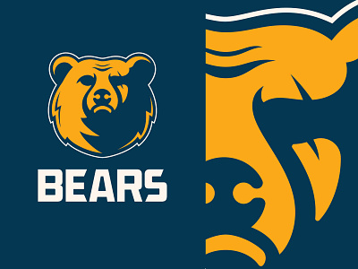 Bears Mascot baylor branding chicago football illustrator logo mascot mascot character nfl sports logo team vector