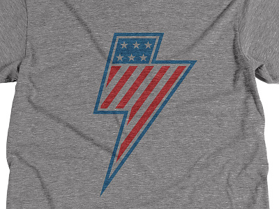 American Lightning america blue independence patriotic red united states vector white