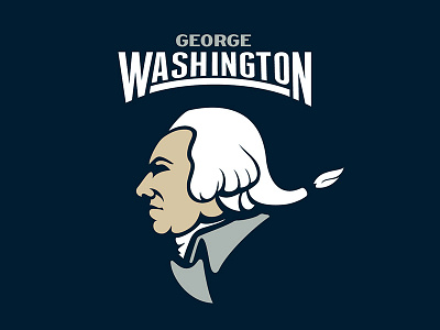George Washington george logo mascot president sport sports washington