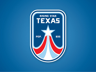 Rising Star, Texas america american blue city hometown red rising star small texas town white