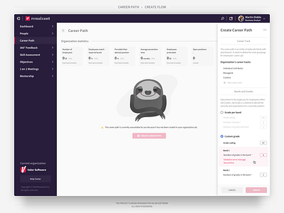 Renaizant • Career Path bands c322 career path concept322 grades growth job family job title mapping matrix oleksiikovalov position product design promotion renaizant track user experience user interface valor software volavokiiskelo
