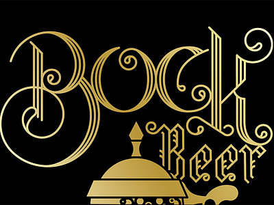 Type design for Bock Poster