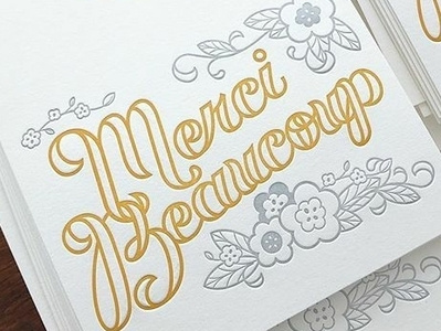 Letterpress Thank You Cards greeting cards letterpress stationery