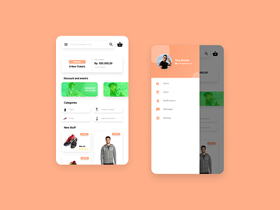 Ecommerce - UI Design app branding design landingpage ui uidesign ux