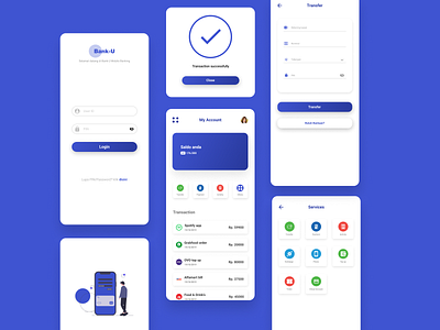 Banking Mobile App app banking banking app branding design finance finance app financial mobile app mobile app design mobile ui ui uidesign ux uxdesign