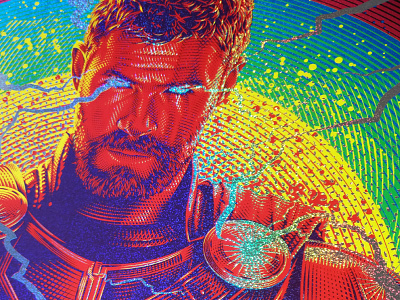 Thor: Ragnarok - Foil silkscreen detail