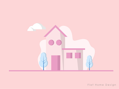 Minimalism Flat House design flat flat design illustration