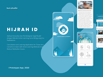 Hijrah ID - Redesign Concept app flat ui ux