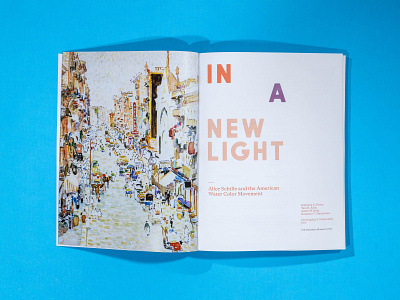 In a New Light Catalogue art catalogue book design museum
