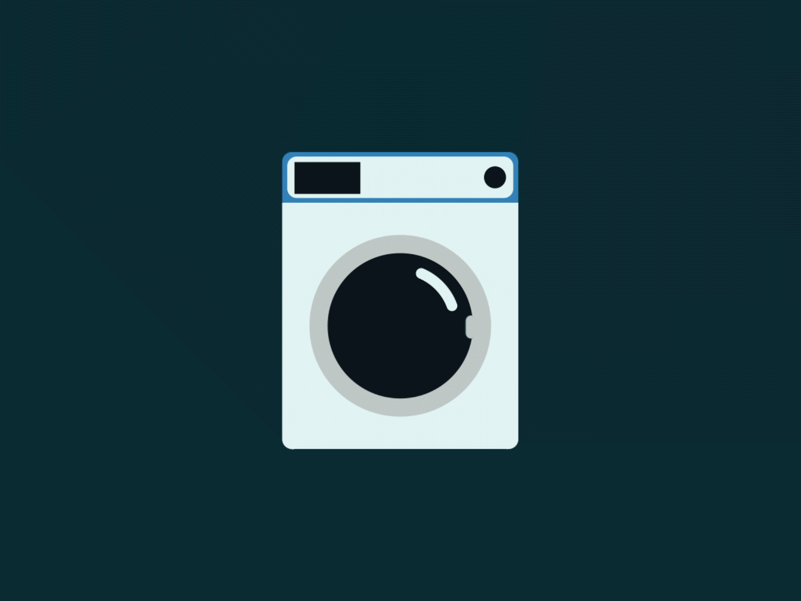 Washing machine animation 2danimation after effect animation animation after effects design flat icon motion design motion designer vector