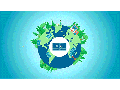 Globe animated animation birds globe illustration smart energy smart meter
