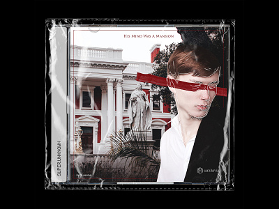 His Mind Was A Mansion - Album Cover for Sarah Avia artwork cover art cover artwork cover design custom design illustration mock up mock up mockup mockup design mockup psd mockup template mockups music music art psd template template template design vaporwave