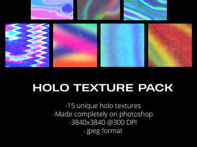 HOLO texture mockup download by Arianna Ciuni on Dribbble