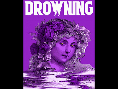 Drowning Poster art design graphic graphicdesign graphics poster poster a day poster art poster design posters