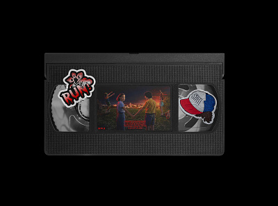 Stranger Things art design digitalart graphic graphicdesign graphics mockup poster design strangerthings vhs vintage