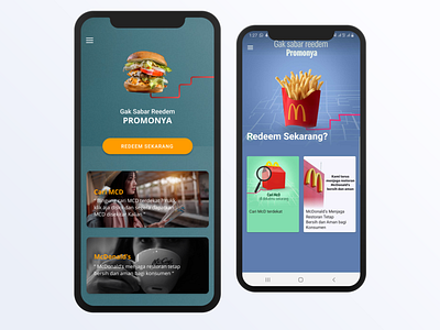 McDonald's Redesign Mobile Apps branding concept design figmadesign mcdonalds photoshop ui