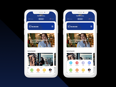 Redesign Mobile Apps Mandiri Bank bank figma mandiri redesign