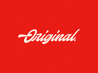 Original. Lettering