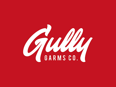 Gully Garms Co. Logotype calligraphy cursive garms handlettering letter lettering script type typo typography