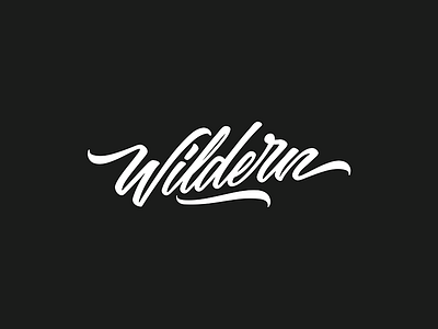 Wildern Logotype calligraphy cursive handlettering letter lettering script type typo typography wilderness