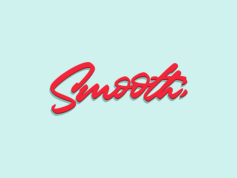 Smooth Lettering By Ste Bradbury On Dribbble