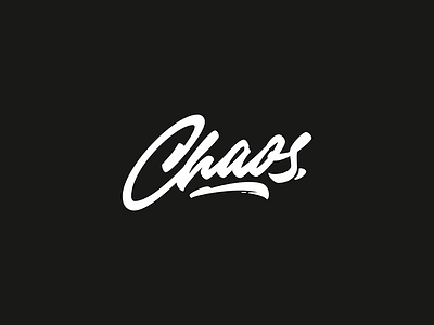 Chaos. Lettering