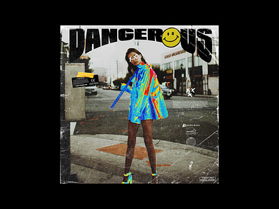 Dangerous 2019 trend album art album cover album cover design cover art design graphic design illustration photoshop typography