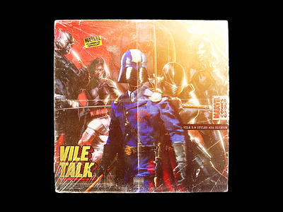Slydoom - Vile Talk 2019 trend album art album cover album cover design cover art design graphic design illustration photoshop typography