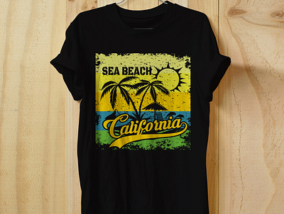 California Los Angeles T Shirt Design Graphic by merchgraphic