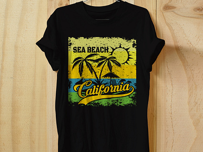 California T-shirt design.