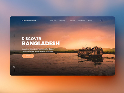 ParjatanBangladesh tourism website redesign