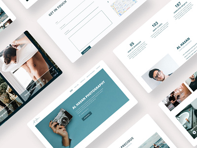 Website design for Photographer adobe photoshop adobe xd amirgrafix case study landing page design photographer website uidesign uiux website design