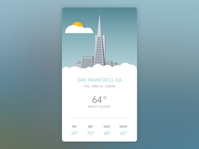 Day 004 - Weather dailyui