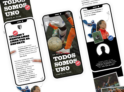 One Sports Mobile Website football mobile soccer sports university