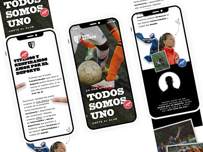 One Sports Mobile Website