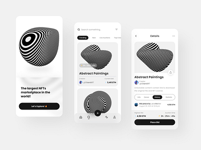 NFT Marketplace - Mobile Apps