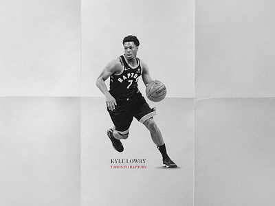 Kyle Lowry basketball bw kyle lowry poster texture toronto raptors