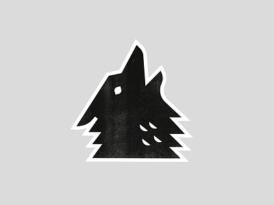 Wolf animal geometric geometry illustration modern simple texture wolf