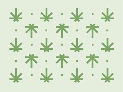 Green leafs pattern