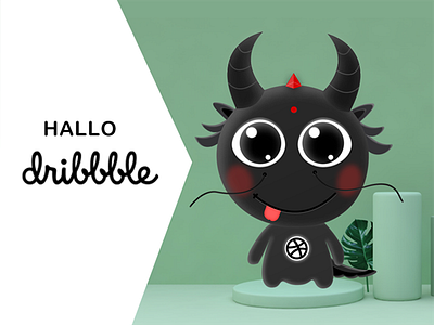 Hallo Dribbble avatar design