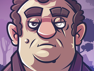 Mafia_1 character funny game illustration mafia vector