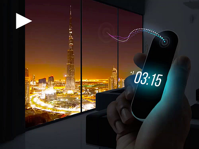 Portable 24-hour time machine concept concept future futuristic gadget invention motion product technology ui