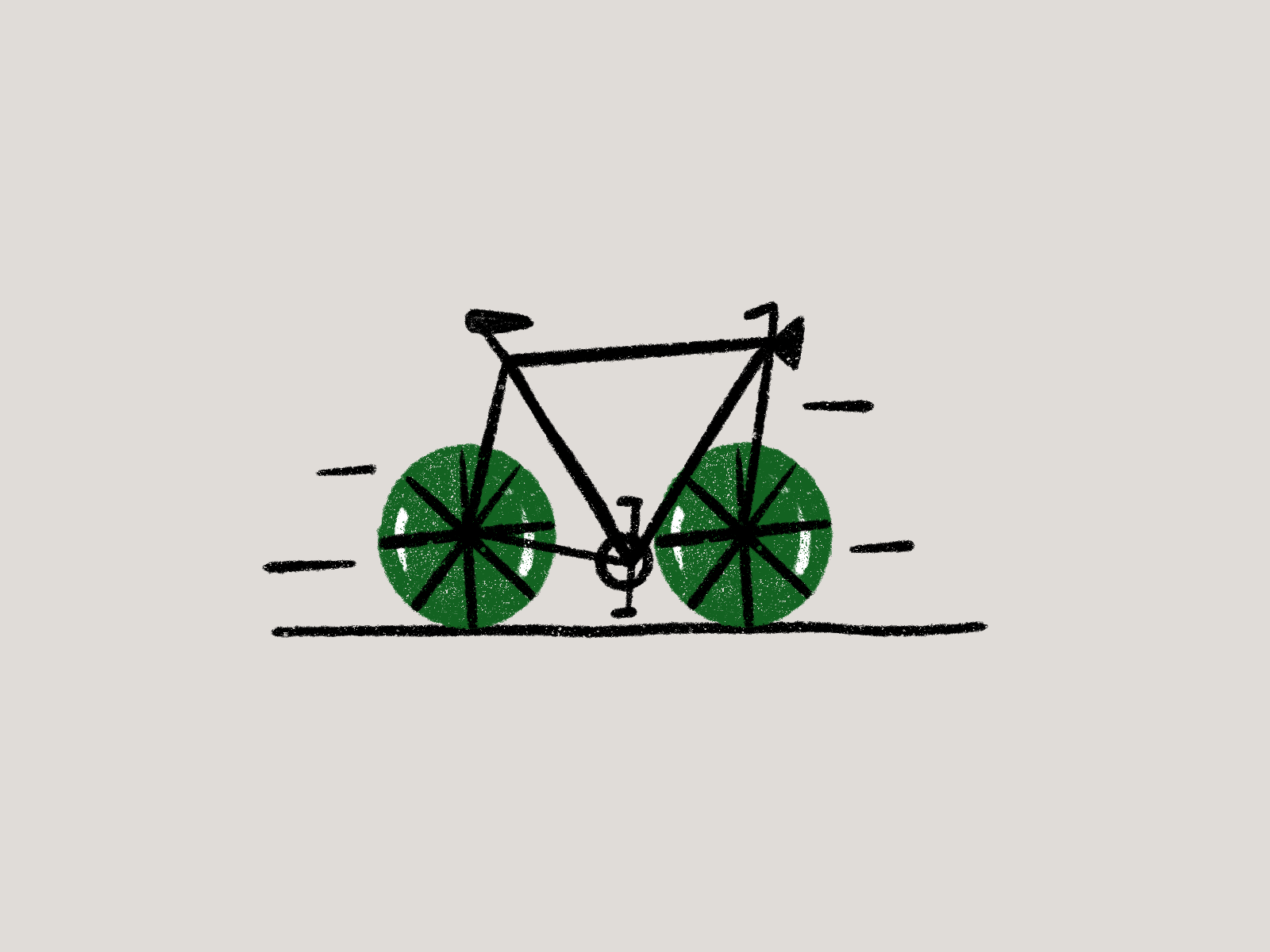 Bike stop motion animation bike cycling illustration inktober inktober2019 ride stop motion texture vectober vectober2019 vector