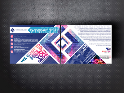 Double sided flyer design