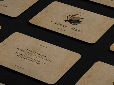 Logo and business cards brand brand identity branding business cards craft paper design designer floral graphic graphic design logo logotype peony rustic stationary typewriter vines