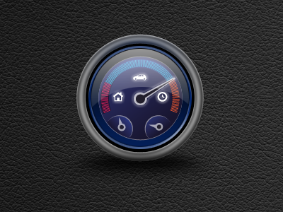 Dashboard Icon dashboard dial icon leather speedometer
