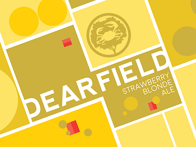 Dearfield Beer Label for Crabtree Brewing Company beer art beer label