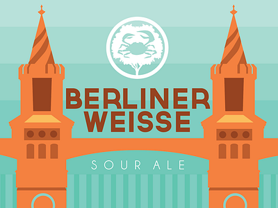 Berliner Weisse Beer Label for Crabtree Brewing Company